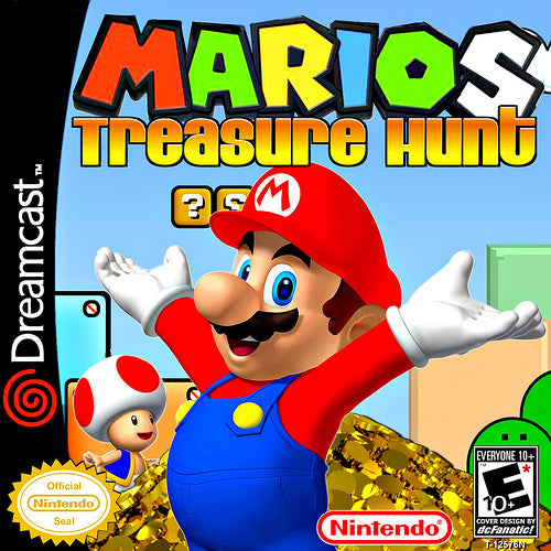 Mario's Treasure Hunt Sega Dreamcast Game