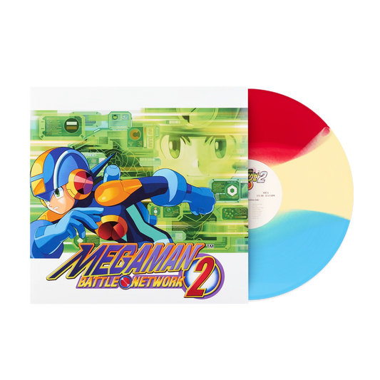 Mega Man Battle Network 2 (Original Video Game Soundtrack) - Yoshino Aoki (1xLP Vinyl Record) [Tricolor Variant]