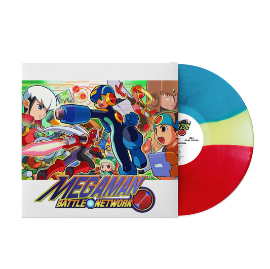 Mega Man Battle Network (Original Video Game Soundtrack) - Akari Kaida (1xLP Vinyl Record) [Tricolor Variant]