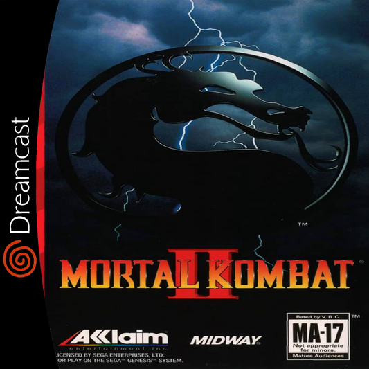 Mortal Kombat II Sega Dreamcast Game
