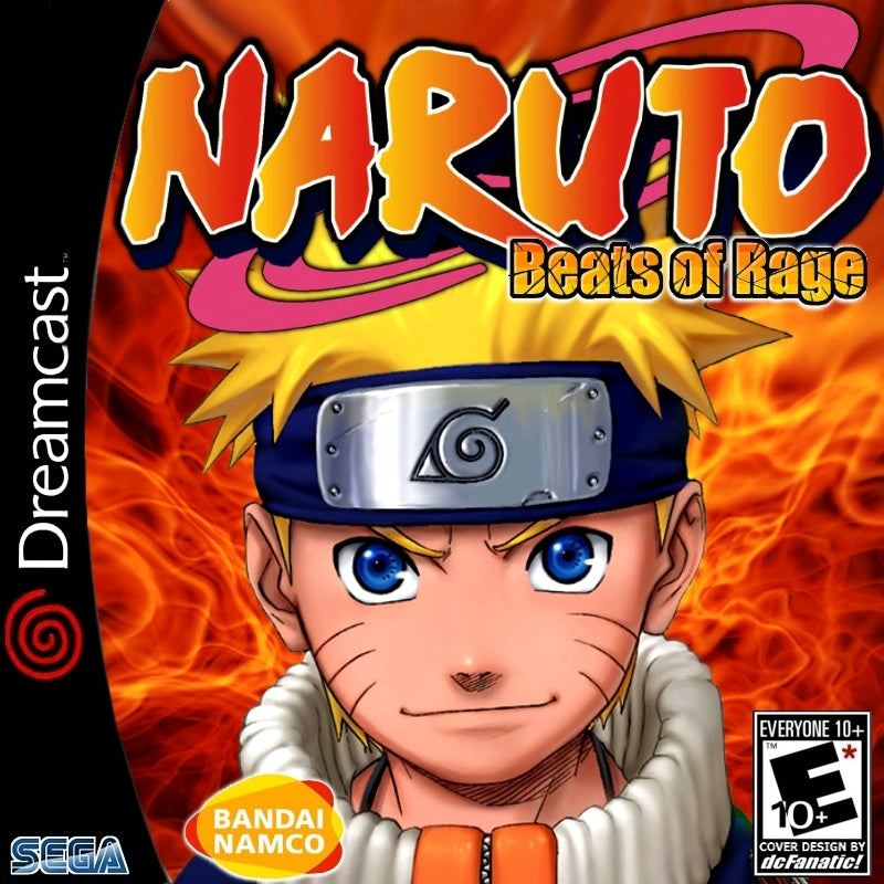 Naruto Beats of Rage Sega Dreamcast Game