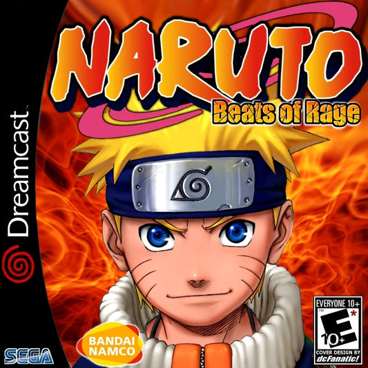 Naruto Beats of Rage Sega Dreamcast Game