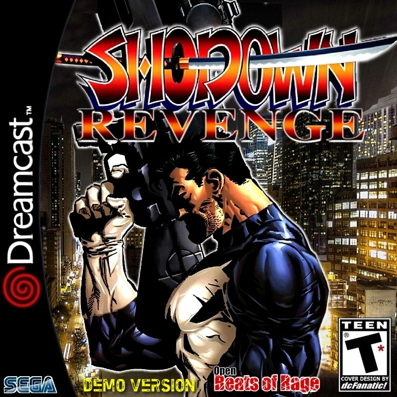 Shodown Revenge Beats of Rage Sega Dreamcast Game