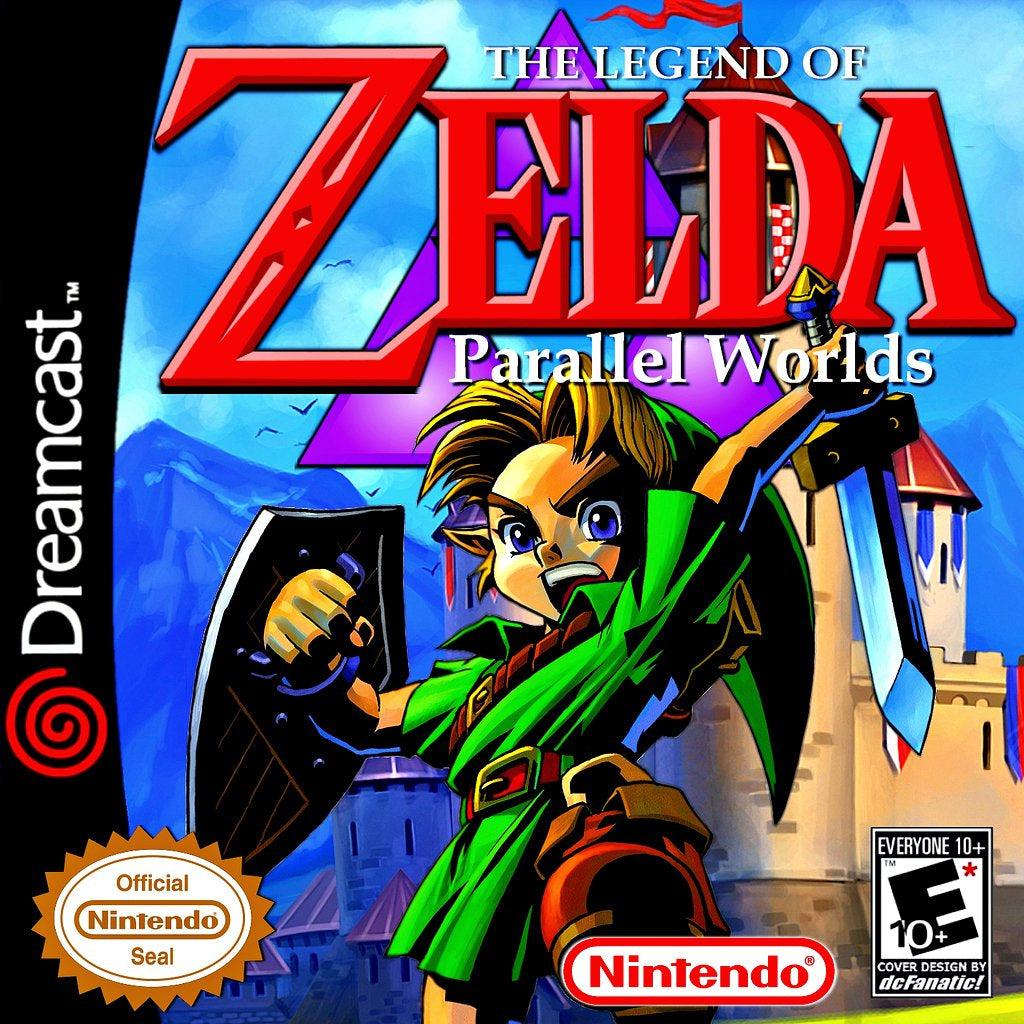 The Legend of Zelda Parallel Worlds Sega Dreamcast Game