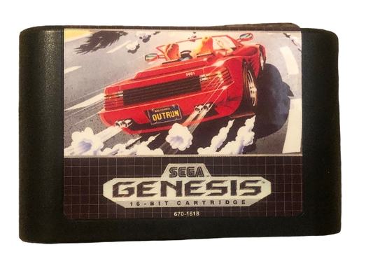 Outrun Sega Genesis Video Game