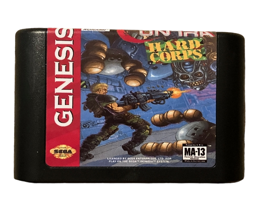 Contra Hard Corps Sega Genesis Video Game