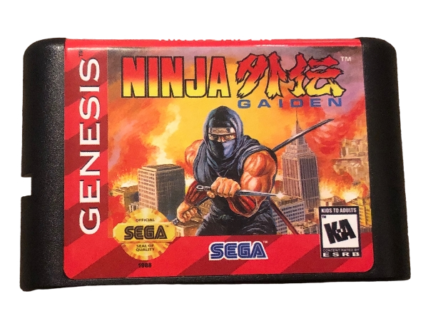 Ninja Gaiden Sega Genesis Video Game