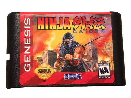 Ninja Gaiden Sega Genesis Video Game