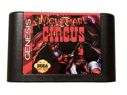 Nightmare Circus Sega Genesis Video Game