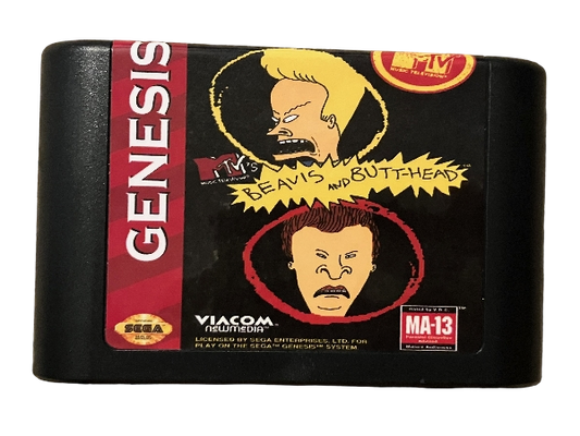 Beavis & Butthead Sega Genesis Video Game