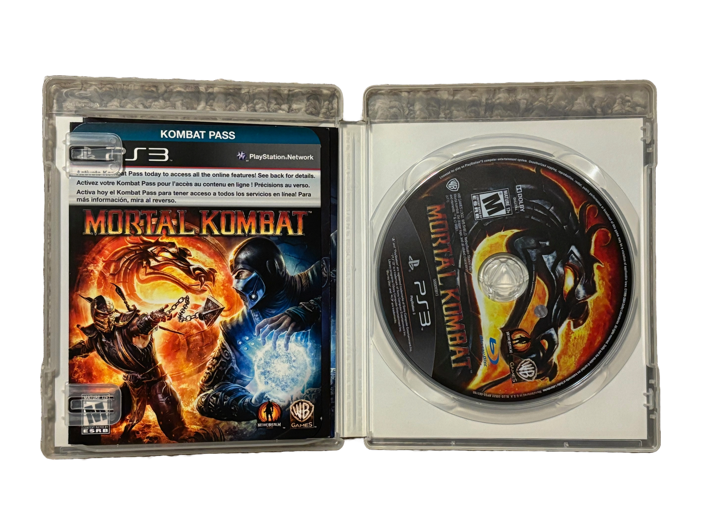 Mortal Kombat Sony PlayStation 3 PS3 Game. Complete.