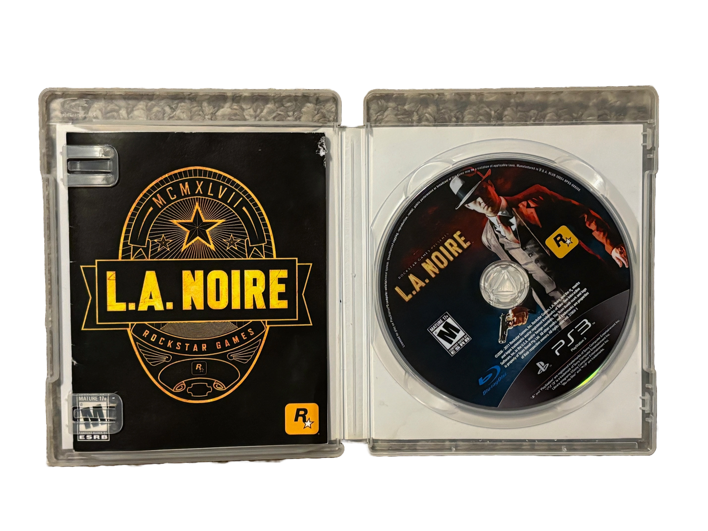 L.A. Noire Sony PlayStation 3 PS3 Game. Complete.