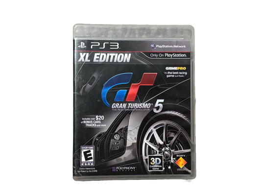 Gran Turismo 5 XL Edition Sony PlayStation 3 PS3 Game. Complete.