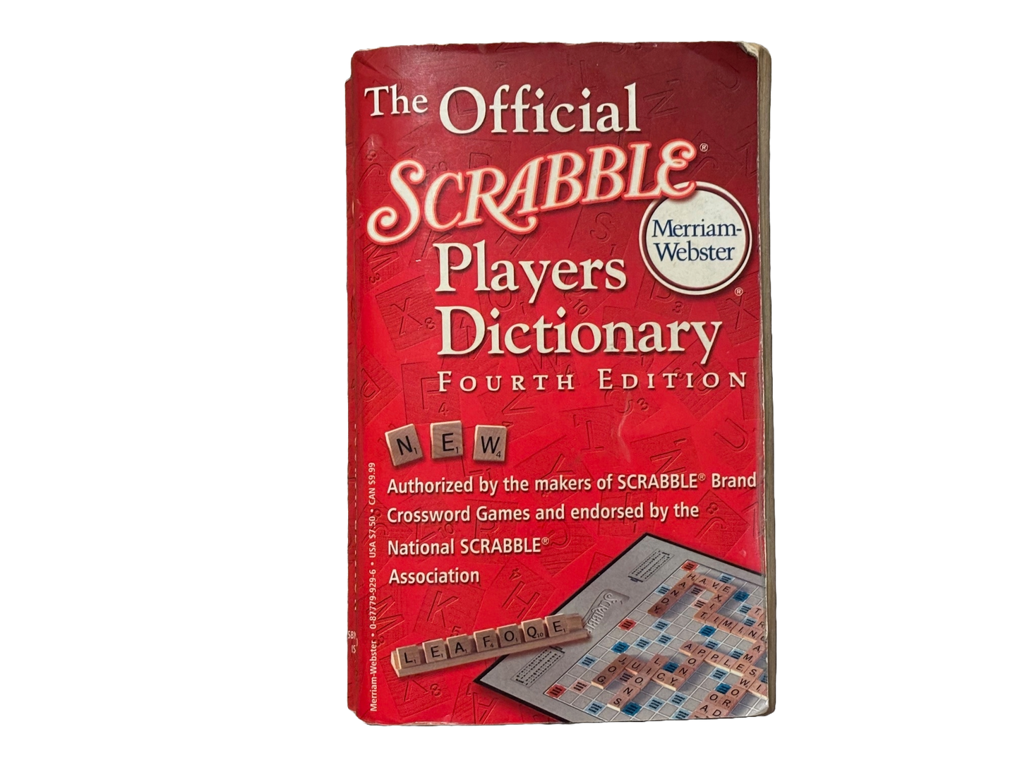 The Official Scrabble Players Dictionary Fourth Edition (Miriam Webster 2005)