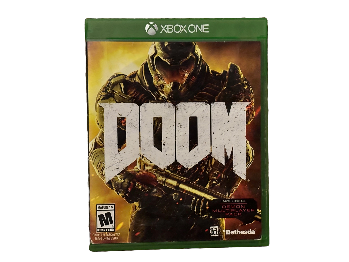 Doom Microsoft Xbox One Game. Complete