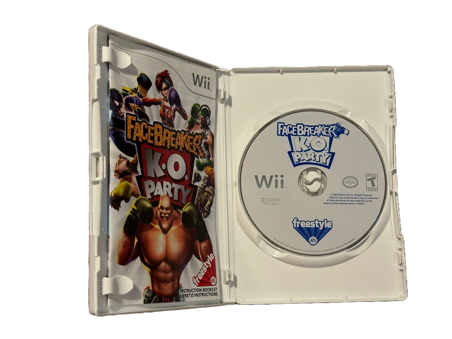 Facebreaker K.O. Party Nintendo Wii Complete