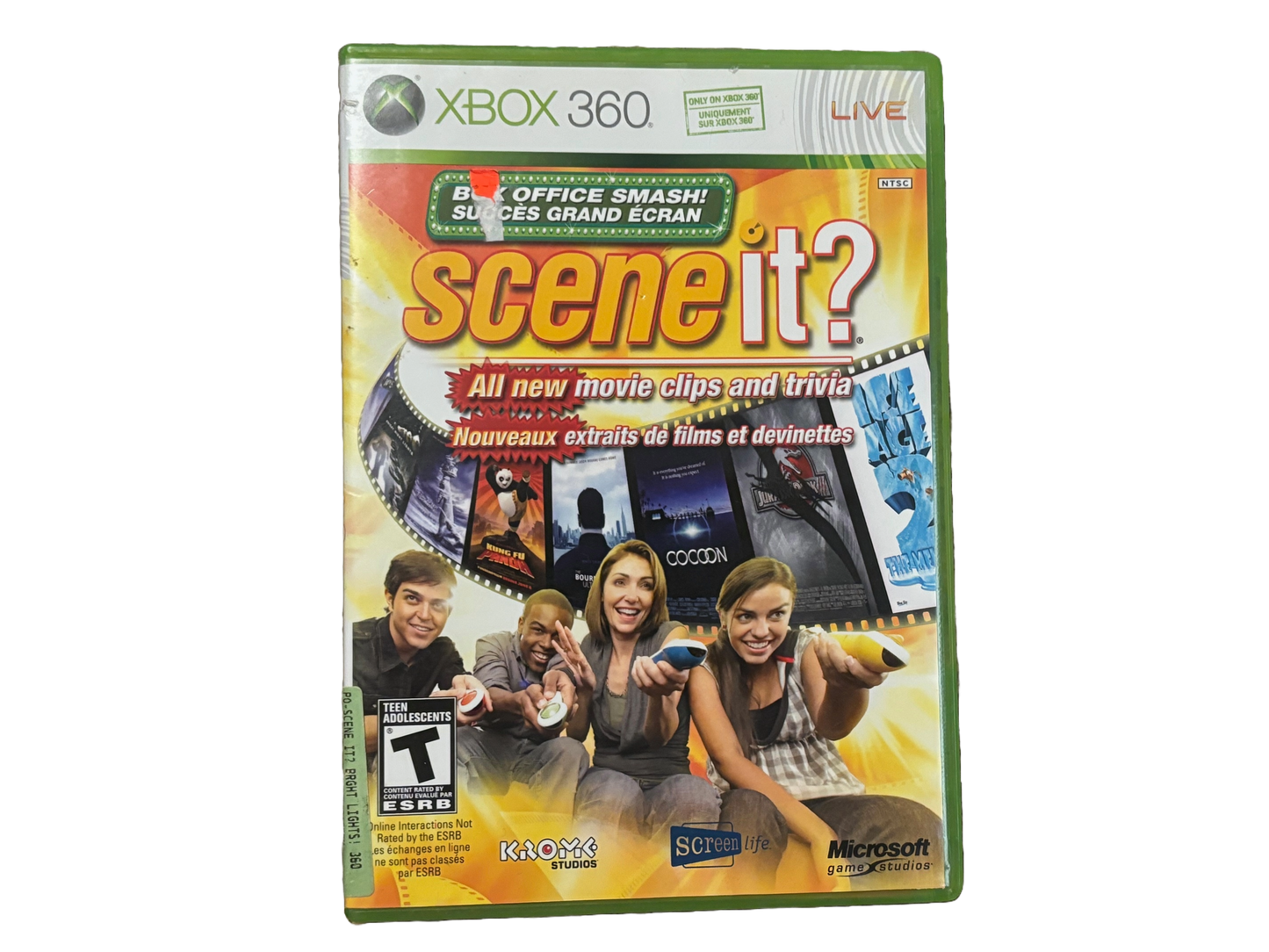 Scene It? Microsoft Xbox 360 Game. Complete.