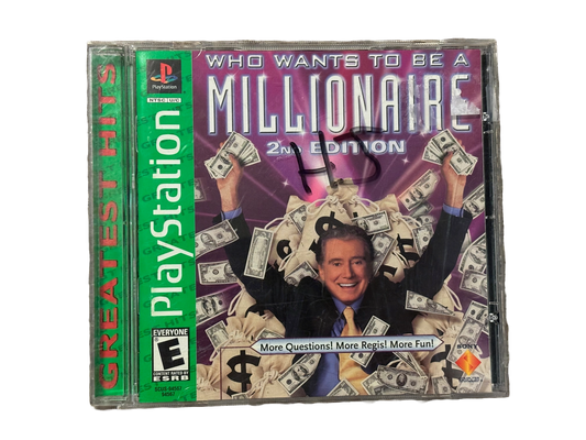 Who Wants to be a Millionaire 2nd Edition Sony PlayStation PS1 Game. Complete.