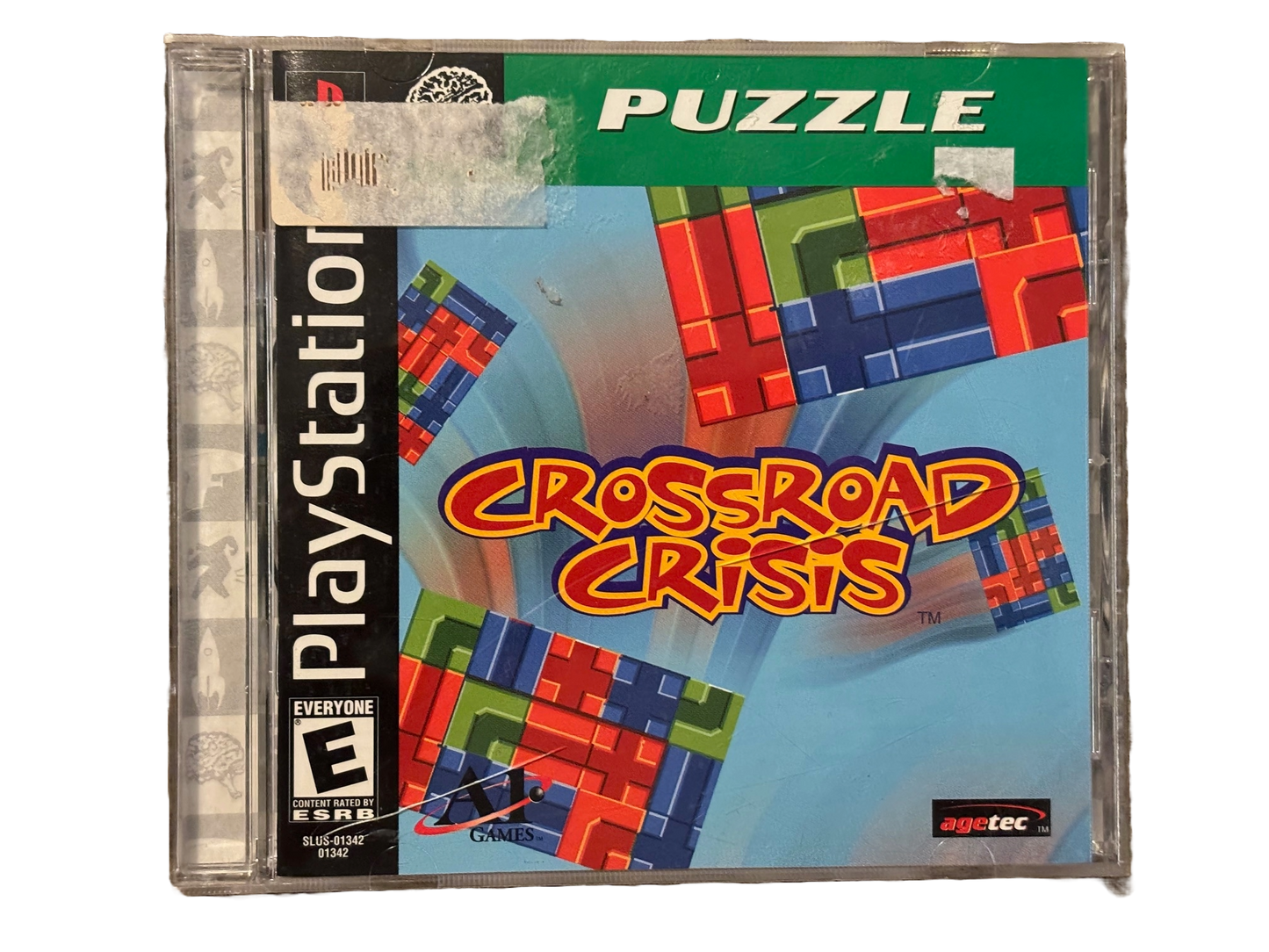 Crossword Crisis Sony PlayStation PS1 Game. Complete.