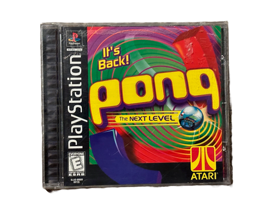 Pong The Next Level Sony PlayStation PS1 Game. Complete.