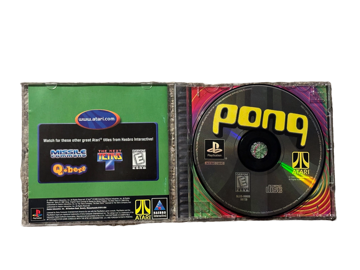 Pong The Next Level Sony PlayStation PS1 Game. Complete.