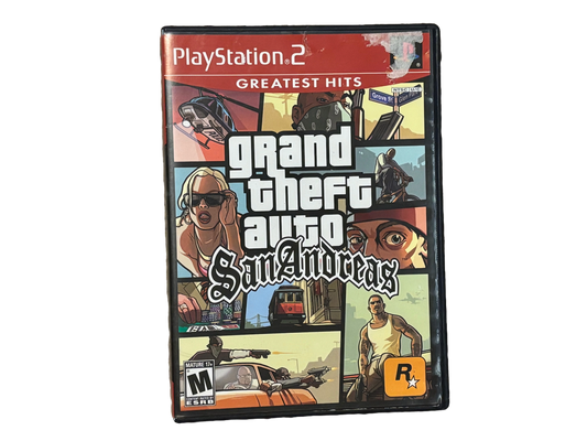 Grand Theft Auto San Andreas (Greatest Hits) Sony PlayStation 2 PS2 Complete