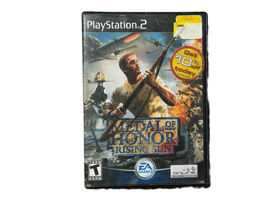 Medal of Honor Rising Sun Sony PlayStation 2 PS2 Complete