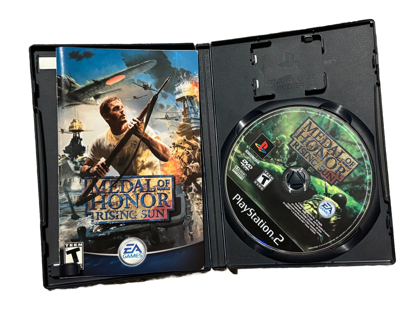 Medal of Honor Rising Sun Sony PlayStation 2 PS2 Complete