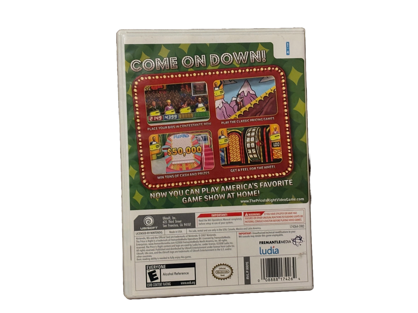 The Price is Right Nintendo Wii Complete