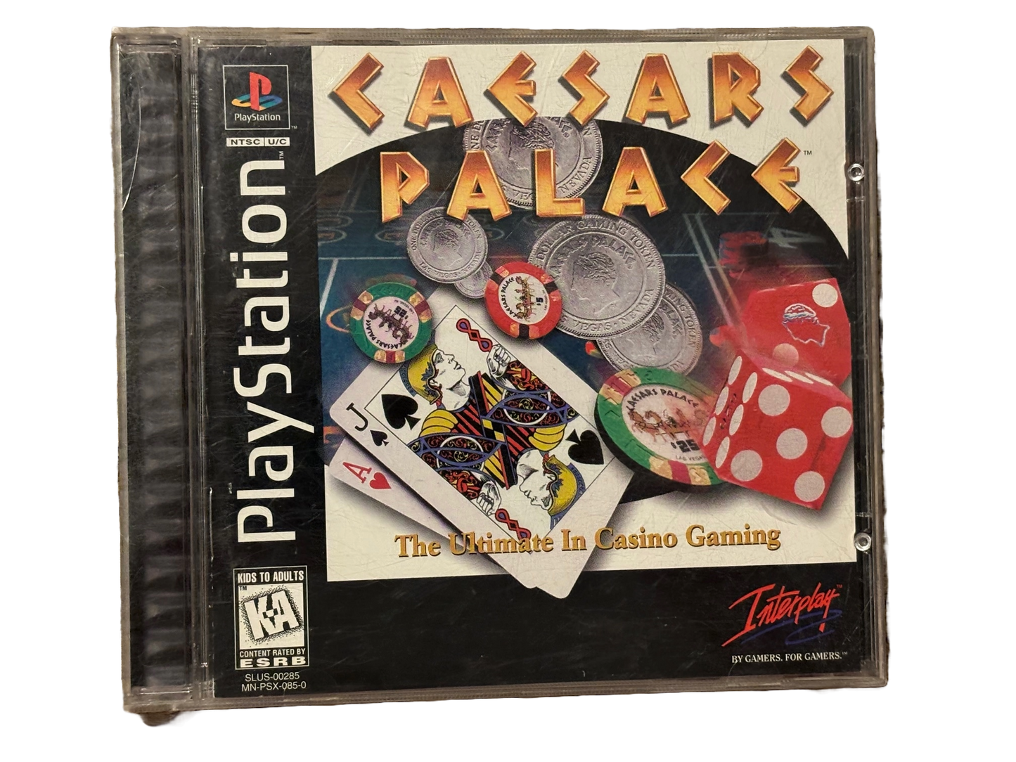 Caesars Palace Sony PlayStation PS1 Complete