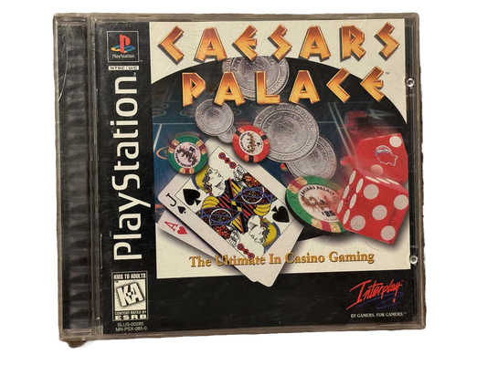 Caesars Palace Sony PlayStation PS1 Complete