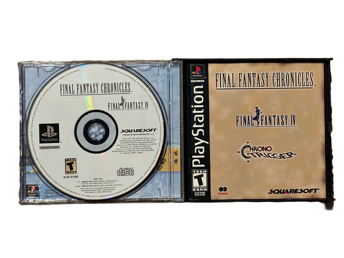 Final Fantasy Chronicles Sony PlayStation PS1 Complete