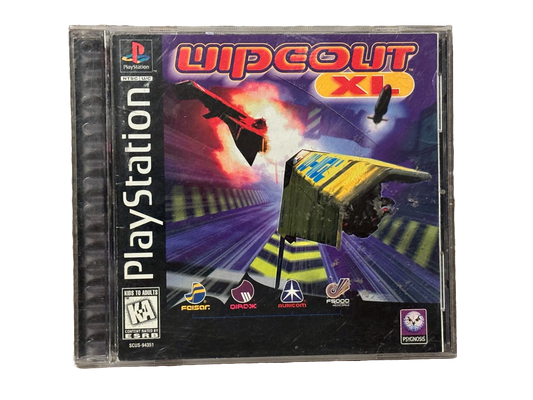 Wipe Out XL Sony PlayStation PS1 Complete