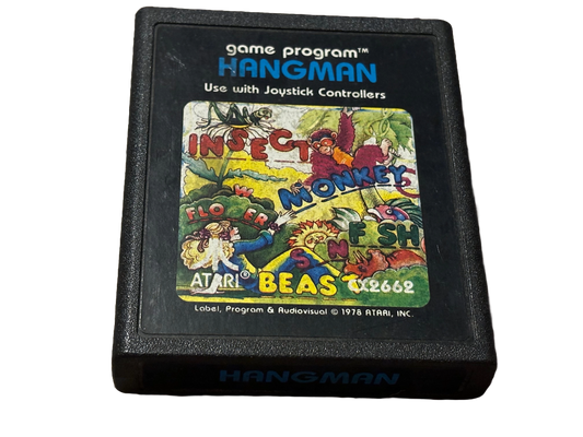 Hangman Atari 2600 Video Game