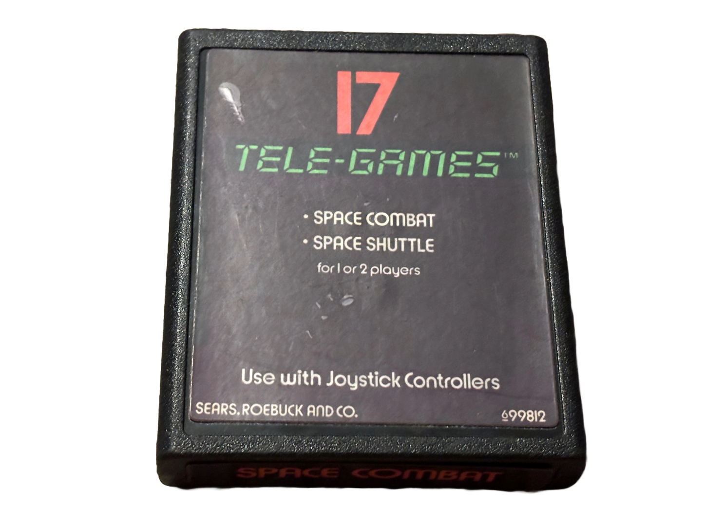 Space Combat Tele-Games 17 Atari 2600 Video Game