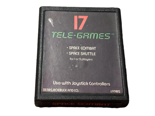 Space Combat Tele-Games 17 Atari 2600 Video Game