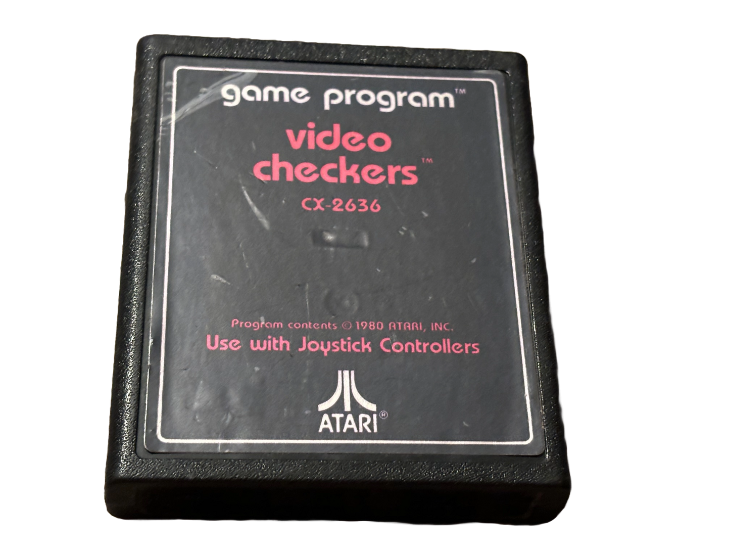 Video Checkers Atari 2600 Video Game