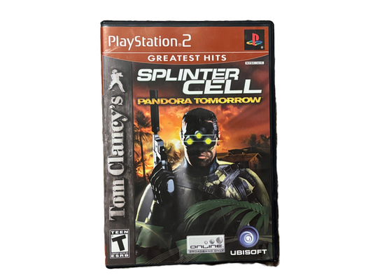 Splinter Cell Pandora's Tomorrow (Greatest Hits) Sony PlayStation 2 PS2 Complete