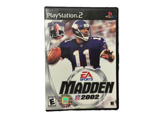 Madden 2002 Sony PlayStation 2 PS2 Complete