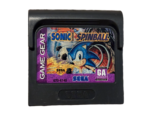 Sonic Spinball Sega Game Gear Video Game