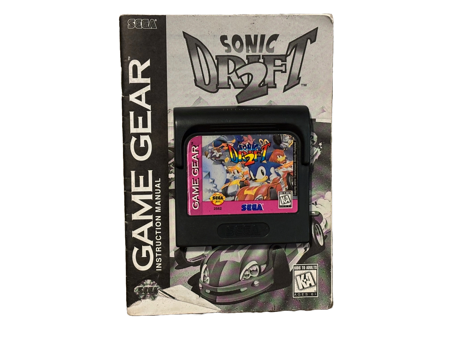 Sonic Drift 2 Sega Game Gear Video Game