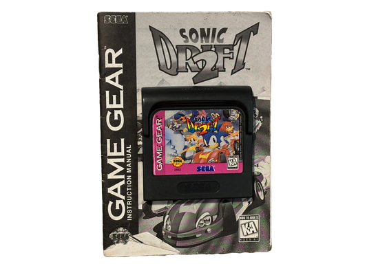 Sonic Drift 2 Sega Game Gear Video Game