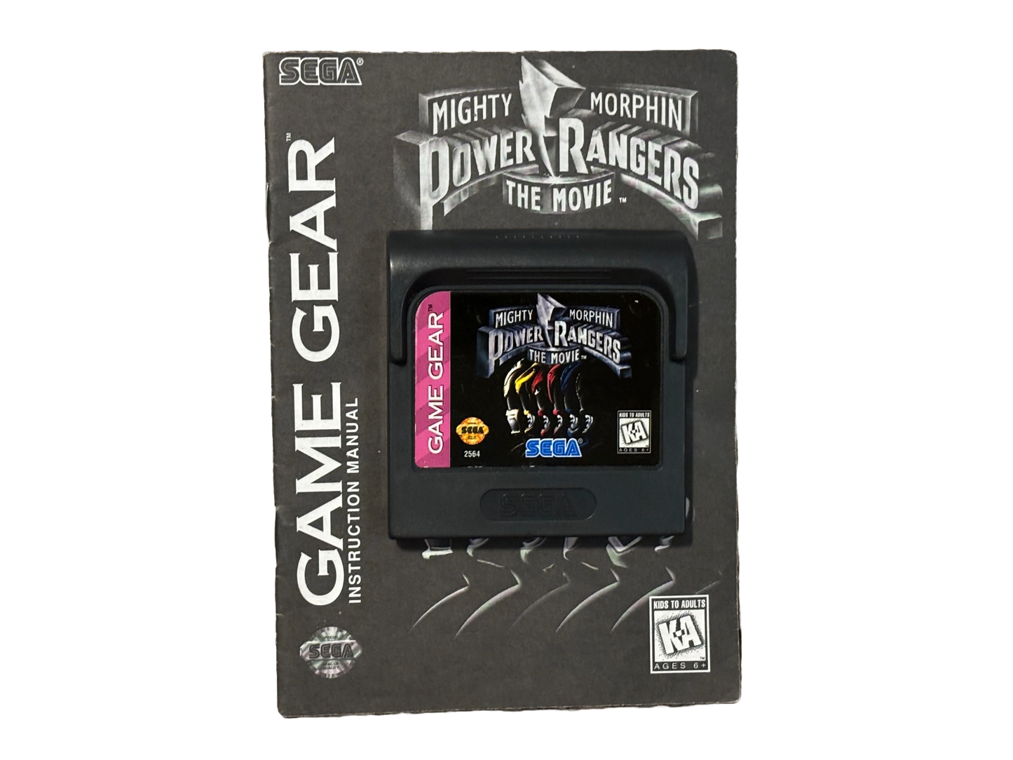 Mighty Morphin Power Rangers The Movie Sega Game Gear Video Game