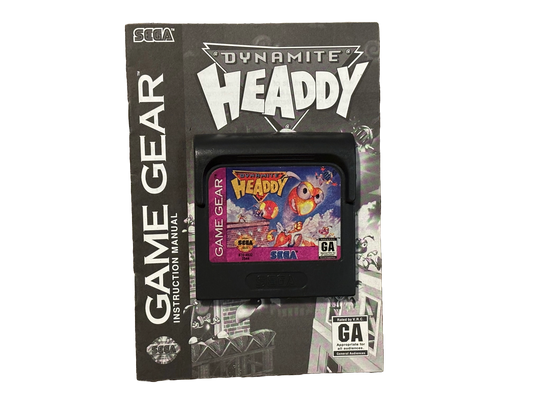 Dynamite Headdy Sega Game Gear Video Game