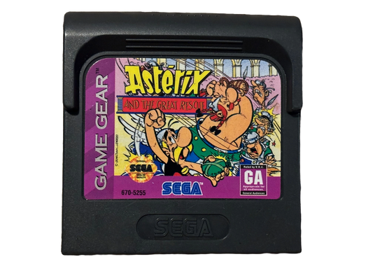 Asterix and the Great Rescue Sega Game Gear Video Game