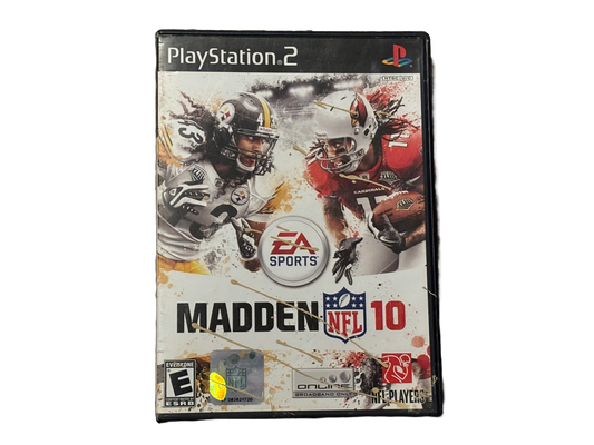 Madden NFL 10 Sony PlayStation 2 PS2 Complete