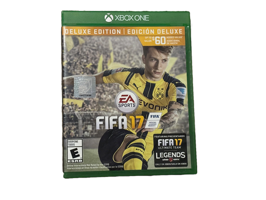 Fifa 17 Deluxe Edition Xbox One Game. Complete.