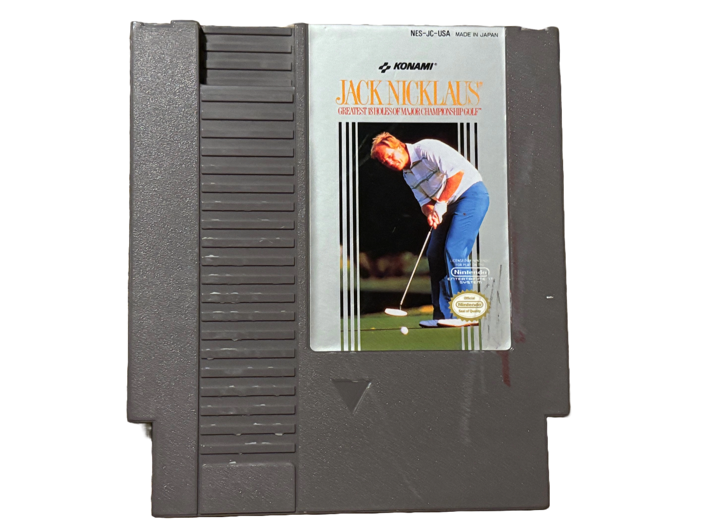 Jack Nicklaus’ Greatest 18 Holes of Major Championship Golf Nintendo NES Video Game