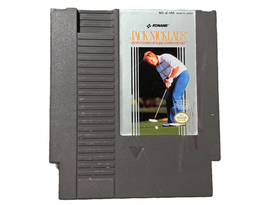 Jack Nicklaus’ Greatest 18 Holes of Major Championship Golf Nintendo NES Video Game