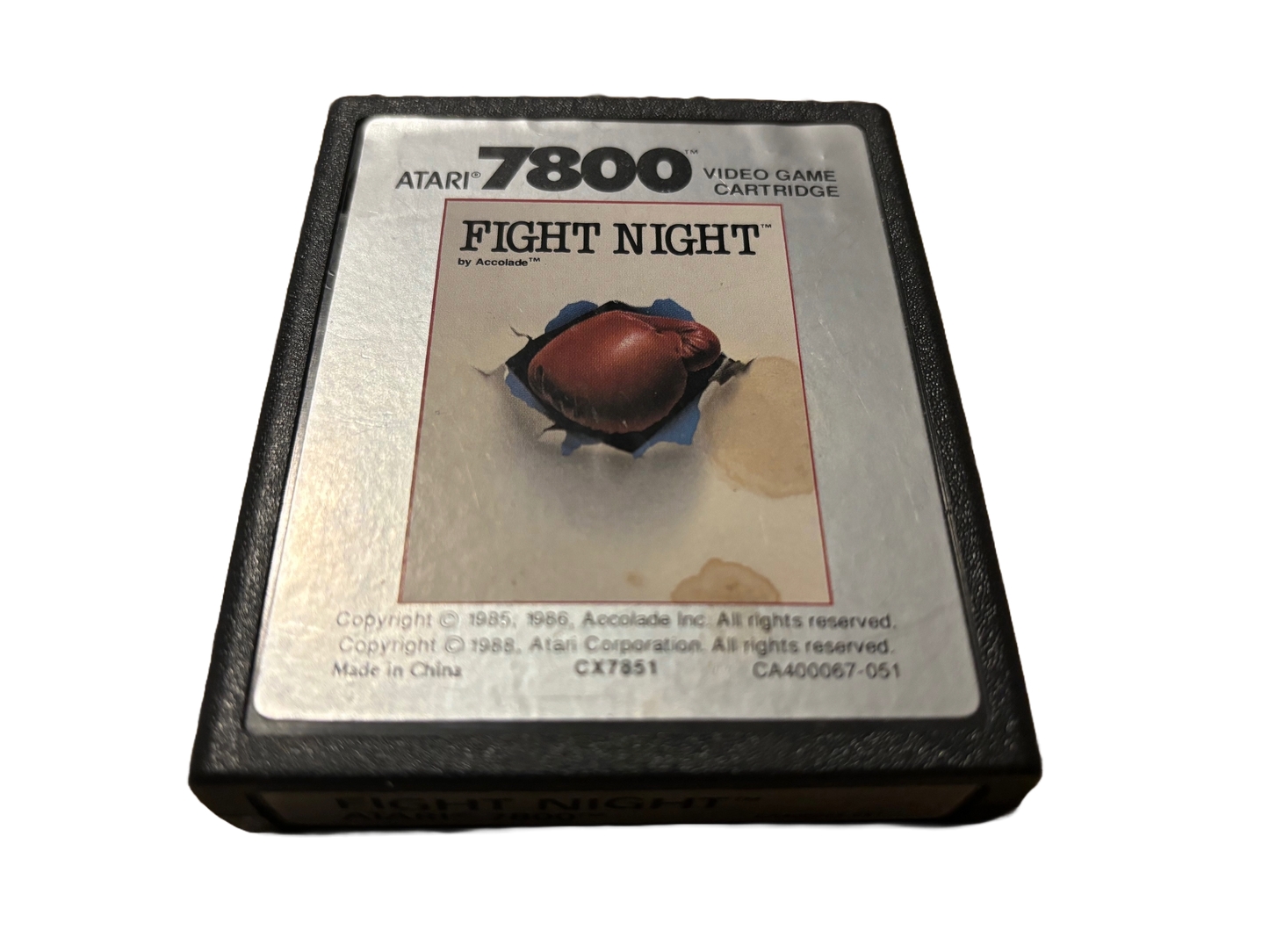 Fight Night Atari 7800 Video Game